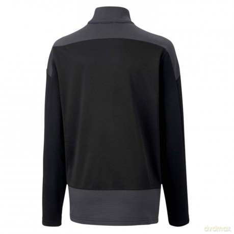 Puma Goal Training 1/4 Zip Top - Black/Asphalt (9-10YR)