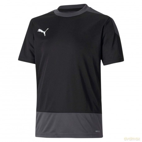 Puma Goal Training Jersey - Black/Asphalt (7-8YR)