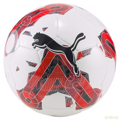 PUMA Orbita6 MS Training Ball - White/Red (Size 3)