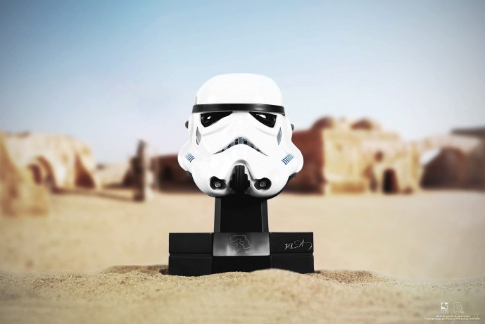 PureArts - StarWars (Original StormTrooper Helmet) 1:3 Statue [FIGURKA]