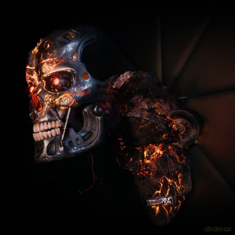 PureArts - Terminator 2 T-800 Battle Damaged Art Mask RESIN Statue [FIGURKA]