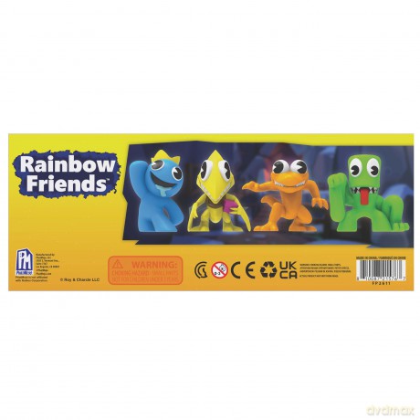 Rainbow Friends - Series 2 Collectable Figure 4PK Neon