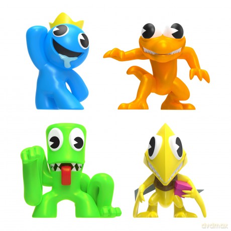 Rainbow Friends - Series 2 Collectable Figure 4PK Neon