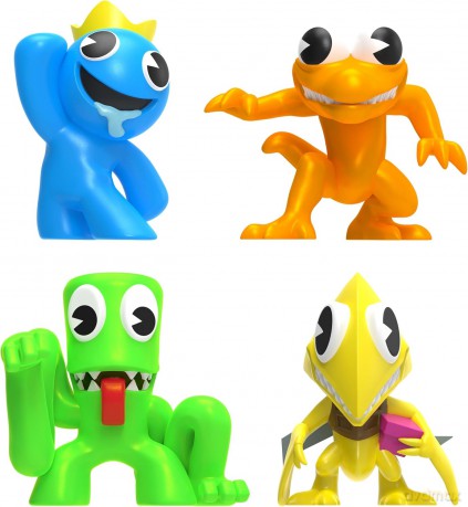 Rainbow Friends - Series 2 Collectable Figure 4PK Neon