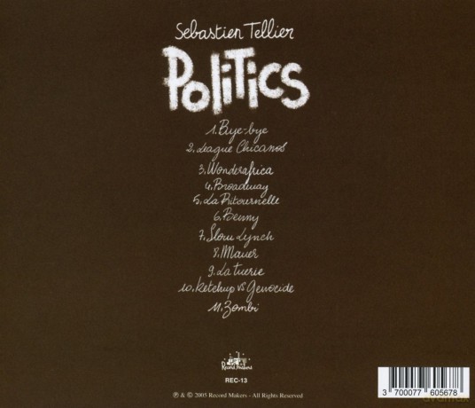 Sebastien Tellier: Politics [CD]