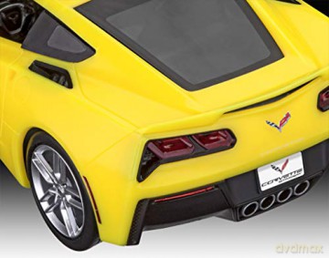 Revell Model Kit 2014 Corvette Yellow 1:25 07