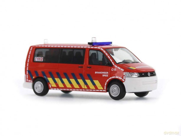 Rietze Automodelle - Reitze 52625 Volkswagen T5 Gp Bus Lr Red Emergancy Vehicle