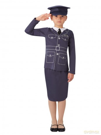 Rubie's Official WRAF Girl Costume Girls Small Ages 3-4