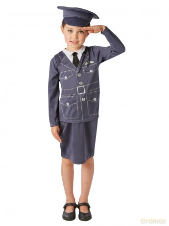 Rubie's Official WRAF Girl Costume Girls Small Ages 3-4
