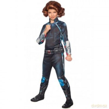 Rubies-Marvel Black Widow Dlx (5-7 Years Old)