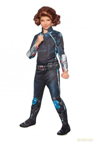 Rubies-Marvel Black Widow Dlx (8-10 Years Old)