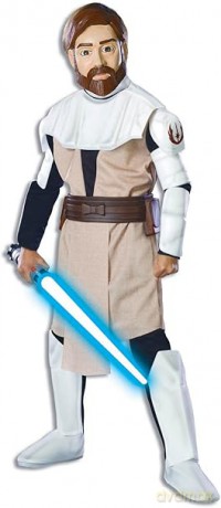 Rubies-Star-Wars Obi Wan Kenobi Dlx (5-7 Years Old)