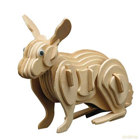 Siva Toys858/3 Wood Construction Rabbit