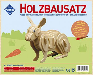 Siva Toys858/3 Wood Construction Rabbit