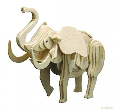 Siva Toys859/7 Wood Construction Elephant