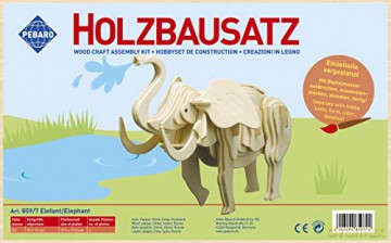 Siva Toys859/7 Wood Construction Elephant