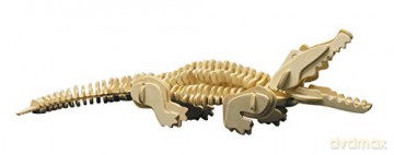 Siva Toys860/3 Wood Construction Crocodile