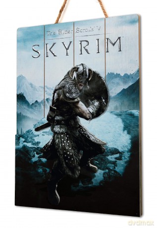 Skyrim Aereal WoodArts 3D Print