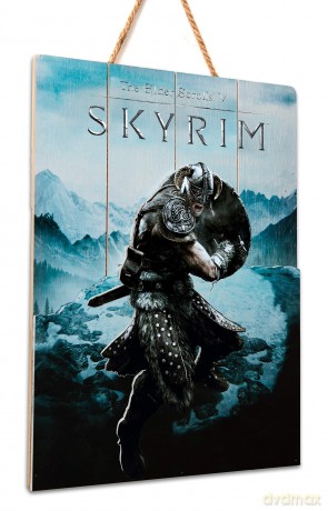 Skyrim Aereal WoodArts 3D Print