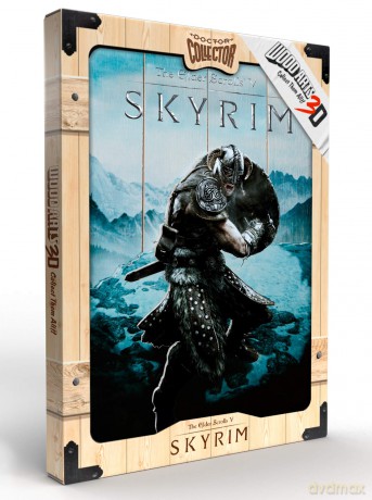Skyrim Aereal WoodArts 3D Print