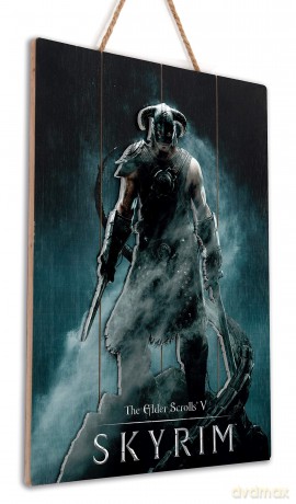 Skyrim Dragonborn WoodArts 3D Print