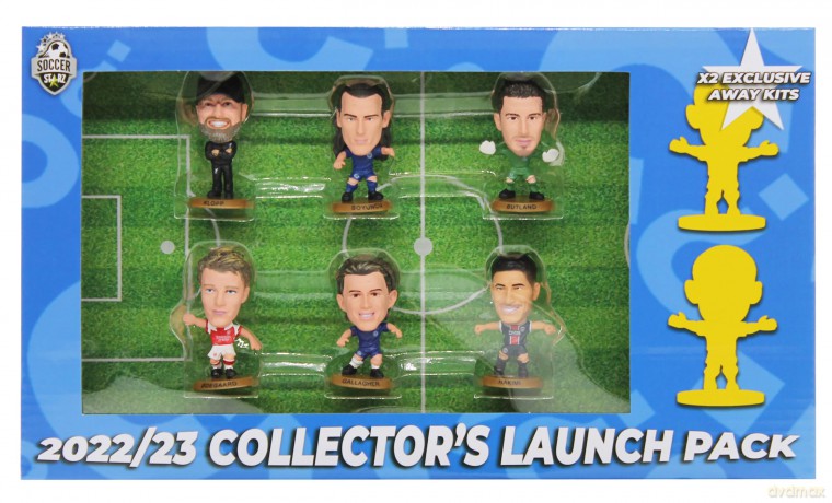 Soccerstarz - 8 Figure Launch Pack (2022/23 Version BLUE Pack) [FIGURKA]
