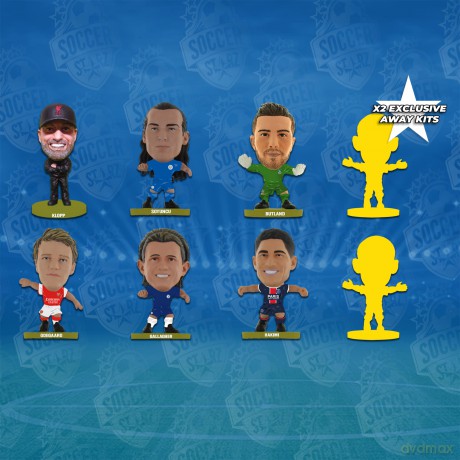 Soccerstarz - 8 Figure Launch Pack (2022/23 Version BLUE Pack) [FIGURKA]