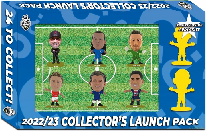 Soccerstarz - 8 Figure Launch Pack (2022/23 Version BLUE Pack) [FIGURKA]