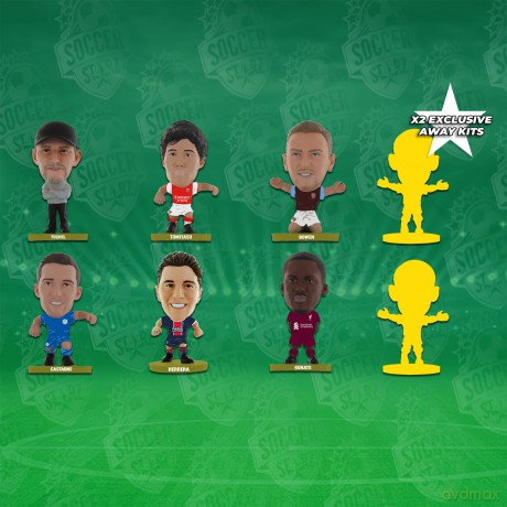 Soccerstarz - 8 Figure Launch Pack (2022/23 Version GREEN Pack) [FIGURKA]