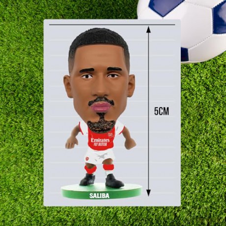 Soccerstarz - Arsenal William Saliba - Home Kit (Classic Kit) [FIGURKA]