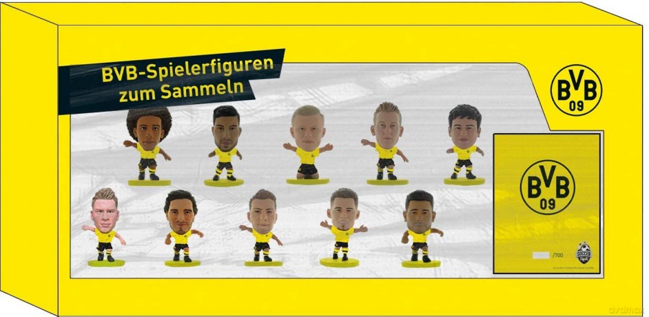 Soccerstarz - Borussia Dortmund Team Pack 10 figure (2020/21 Version Classic Kit) [FIGURKA]