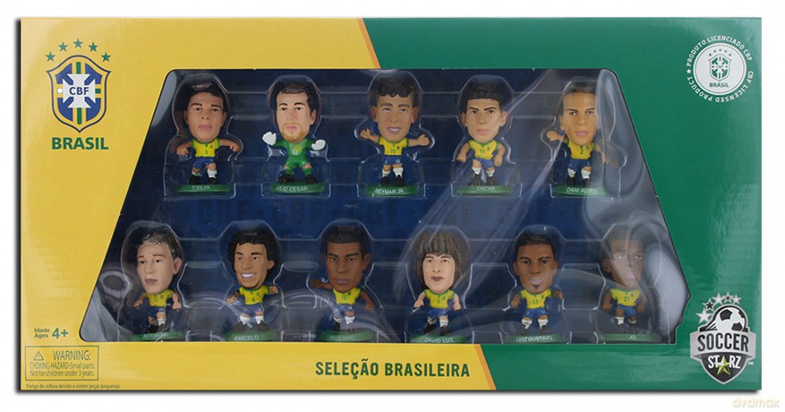 Soccerstarz - Brazil 11 player team pack South America [FIGURKA]
