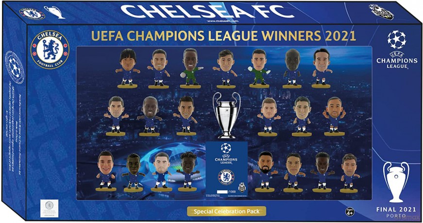 Soccerstarz - Chelsea Champions League Winners Team Pack 21 player (Classic Kit - 2020/21) [FIGURKA]