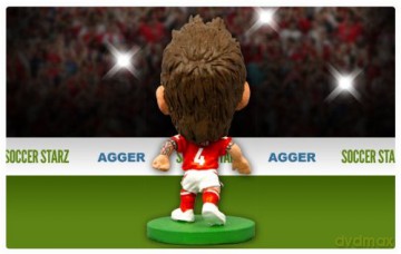 Soccerstarz - Denmark Daniel Agger [FIGURKA]