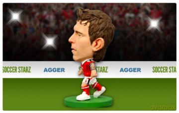 Soccerstarz - Denmark Daniel Agger [FIGURKA]