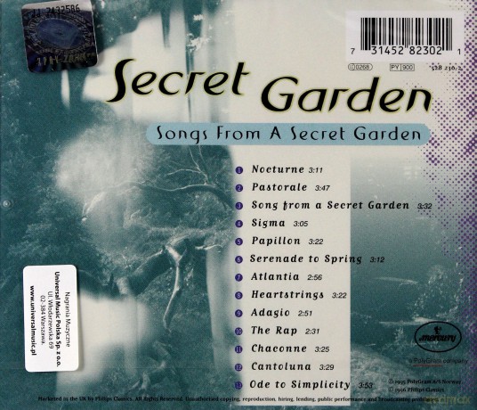 Secret Garden: Songs From A Secret Garden [CD]