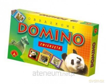 Domino obrazkowe - zwierzęta [KSIĄŻKA]