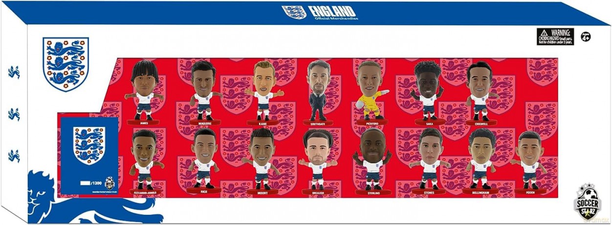 Soccerstarz - England Team Pack 15 figure (2022 Version) [FIGURKA]