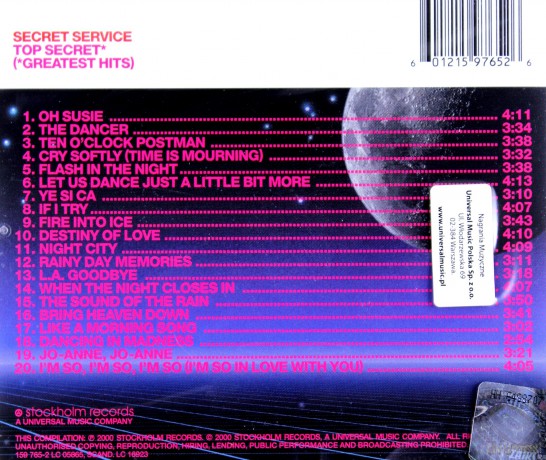 Secret Service: Top Secret The Greatest Hits [CD]