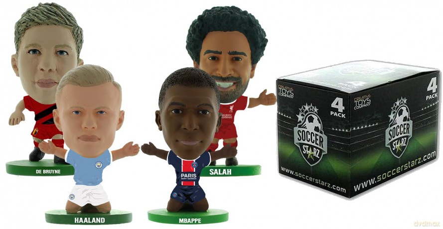 SoccerStarz - NEW Best Players In The World (4 PK) (4 Blisters In A Box) [FIGURKA]
