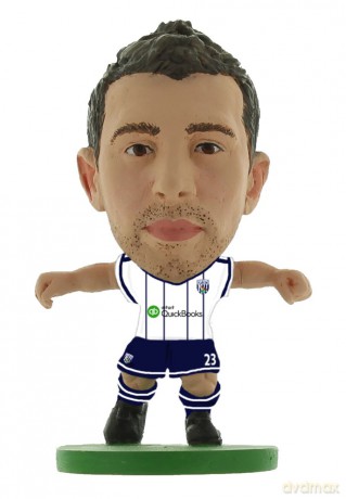 Soccerstarz - West Brom Gareth McAuley Home Kit (2015 version) [FIGURKA]