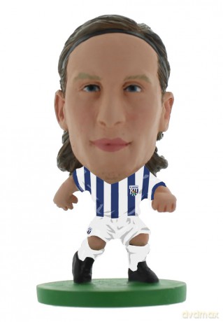 Soccerstarz - West Brom Jonas Olsson Home Kit (Classic) [FIGURKA]