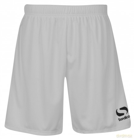 Sondico Core Football Shorts - Adult (Medium) (White)