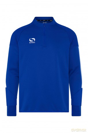 Sondico Evo Quarter Zip Sweatshirt - Adult (Medium) (Royal)