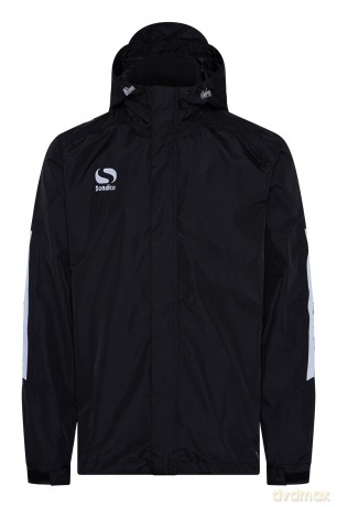 Sondico Evo Rain Jacket - Youth (9-10YR) (Black)