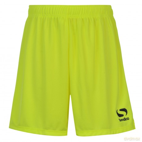 Sondico Grass Roots Shorts Adult (Large) (Fluo Yellow)