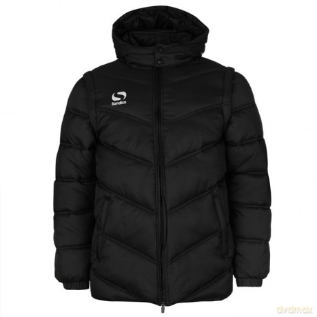 Sondico Padded Coat Sn81 - Adult (Large) (Black)