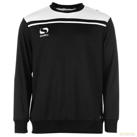 Sondico Precision Sweatshirt - Adult (Medium) (Black/White)