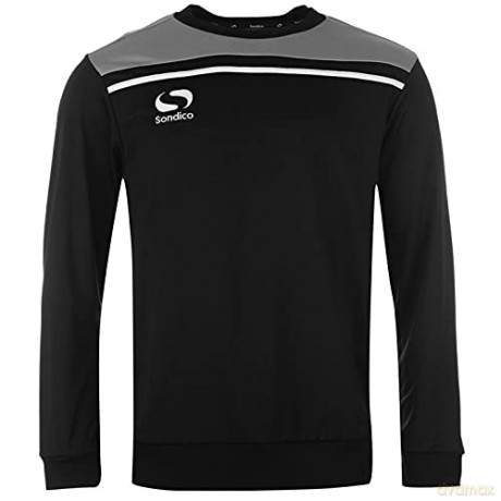 Sondico Precision Sweatshirt - Youth (13 (XLB)) (Black/Charcoal)