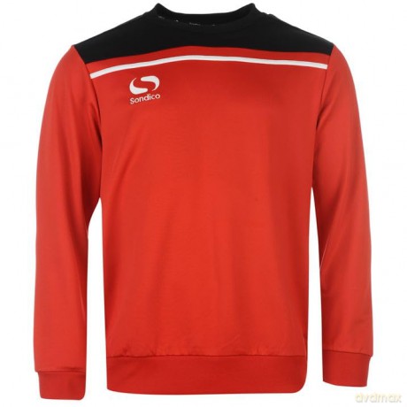 Sondico Precision Sweatshirt - Youth (5-6 (XSB)) (Red/Black)
